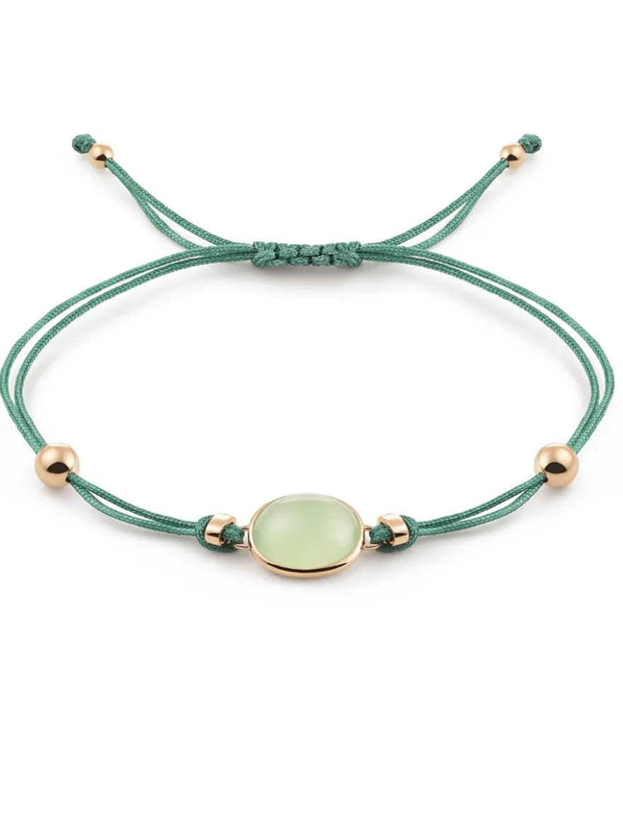 Al Coro Amici armband met prehniet NB596GRPR + Luxe Cadeau