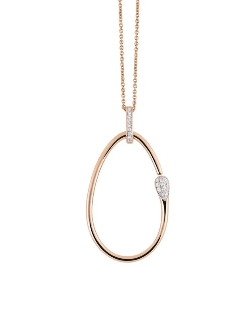 Al Coro Goccia Hanger met Diamant P2581R + Luxe Cadeau
