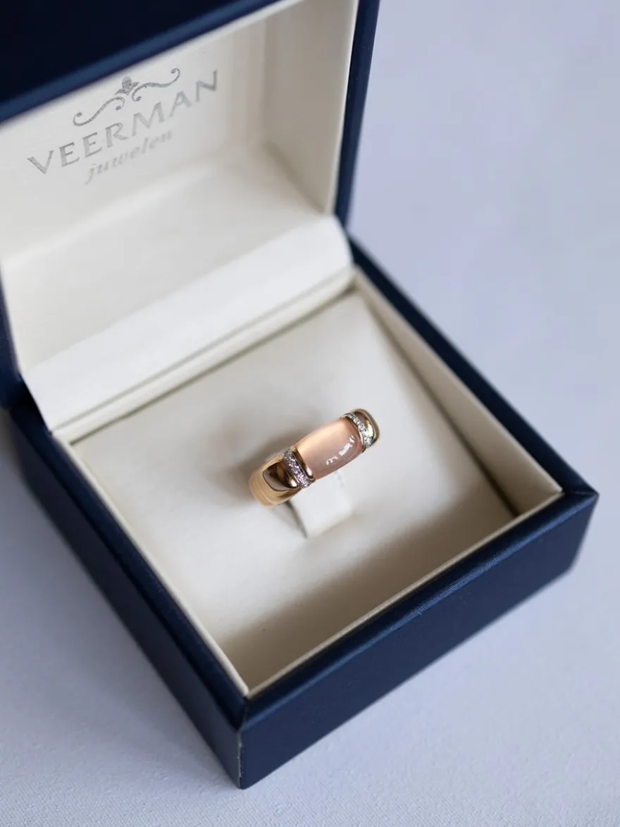 Al Coro La Piazza Ring Chalcedoon NR480PCR + Luxe Cadeau