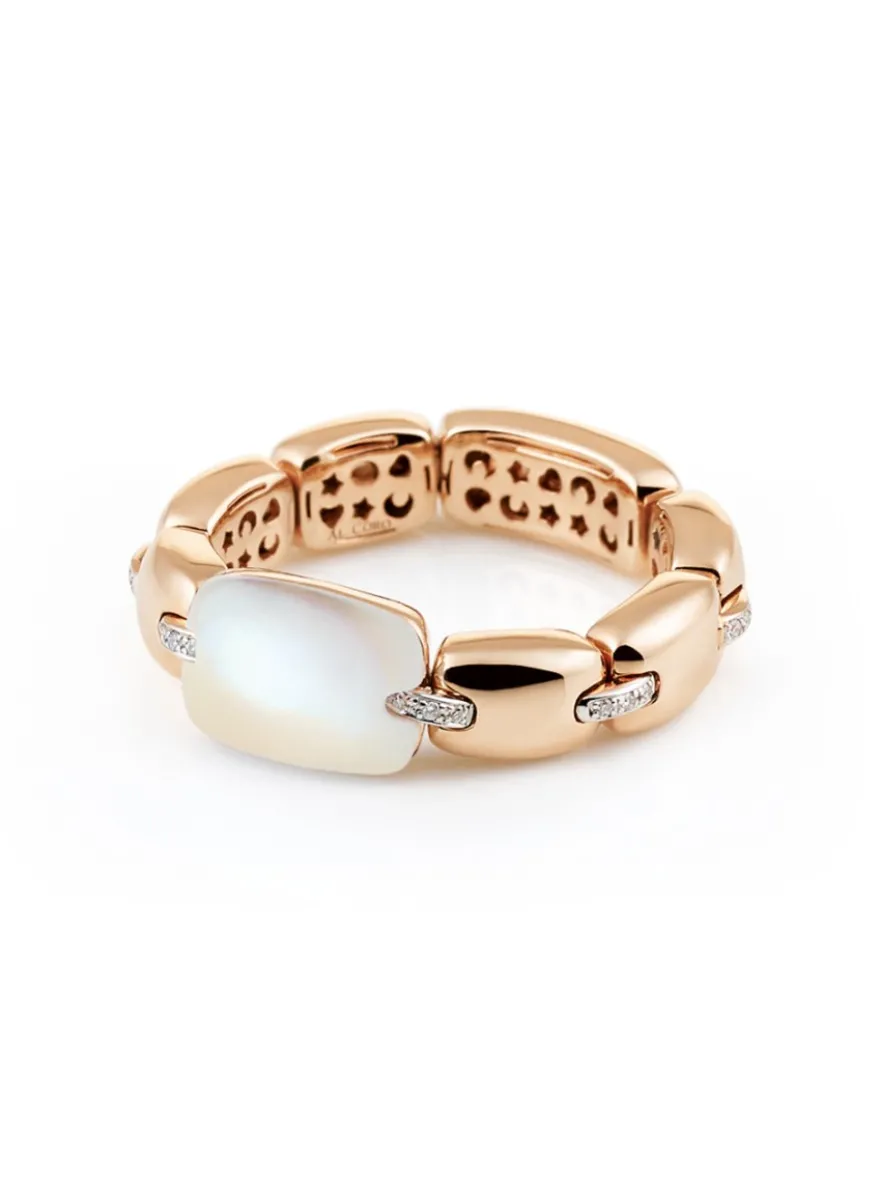 Al Coro La Piazza ring met parelmoer NR3031MOR+ Luxe Cadeau