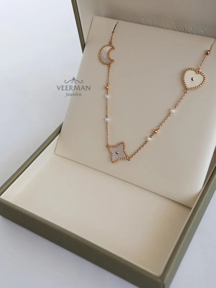 Al Coro Palladio Collier NC3258MPR + Luxe Cadeau