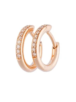 BRON Lux creolen Champagne Diamant 7OR477913CBR + Cadeau