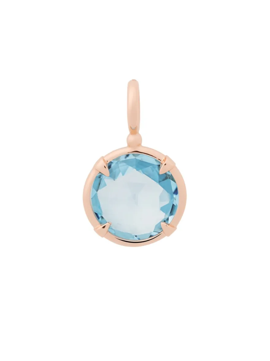 BRON Mira Mira hanger met blauwe topaas + Luxe Cadeau