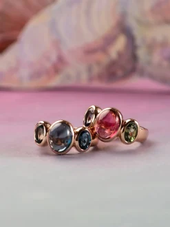Bron Sushi ring met toermalijn en tanzaniet 8RR4902TBRTCGT