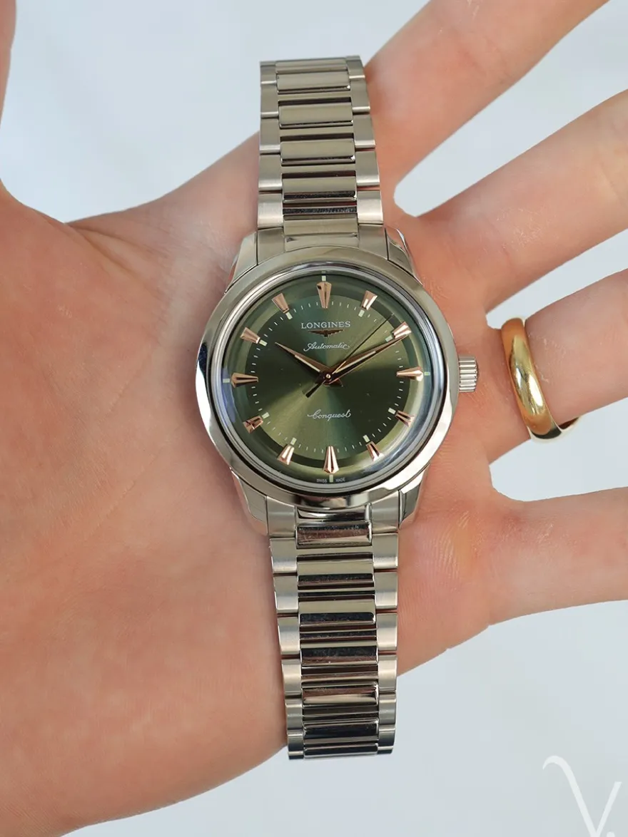 Longines Conquest Heritage 38mm L1.649.4.02.6 + Luxe Cadeau