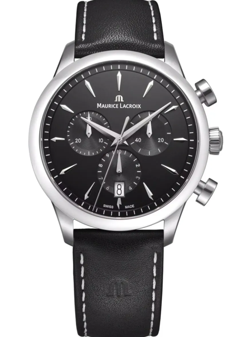 Maurice Lacroix 1975 Quartz Chronograph 751038-SS001-330-2 + Luxe Cadeau