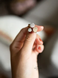 Mini Waves Ring 23R183RWDIA + Luxe Cadeau