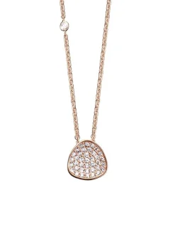 Moondrops collier & hanger met briljant + Luxe collier